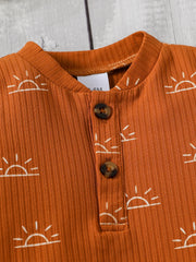 2Pcs Baby boys Spring/Autumn Long Sleeve Jumpsuit& Pant With Bow For Casual Clothing Set