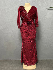 Evening Dresses For Wedding Party African Turkey Women Mermaid Gown