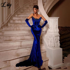 Homecoming Dresses: Royal Blue Elegant Wedding Party Dress Celebrity Dress