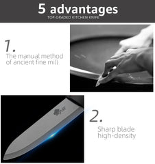 Ceramic Knife Fruit Vegetables 3 4 5 6 inch Chef Knife Household Utility Slicing Knives