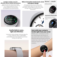 2025 New GPS Map Navigation Smart Watch For Men Women NFC Compass Sports Watch Bluetooth Call AMOLED HD Smartwatch 8 mini