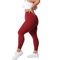 Leggings Women Soft Workout Tights Fitness Outfits Yoga Pants High Waisted Gym Wear