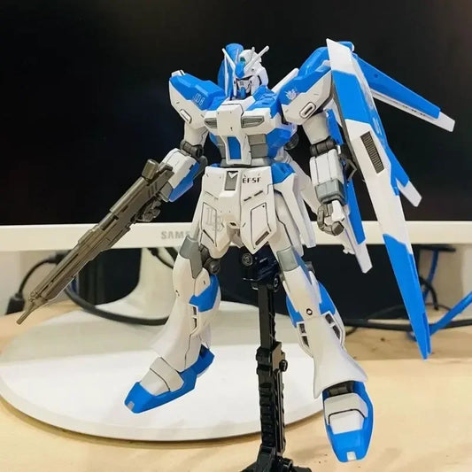 HG 1/144 RX-93-ν2 Hi-ν Mech Assembly Model Kits Hi Nu Action Figures Desktop Decoration Doll Boy Puzzle Toy Gift Collectible