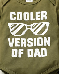 0-18 Months Newborn Baby Boy 3PCS Clothes Set Letters Print Short Sleeve Romper + Camouflage Pants with Hat Casual Outfit