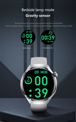 2025 New Watch 4 Pro GPS NFC Smart Watch Men 360*360 AMOLED Screen Heart Rate Bluetooth Call Waterproof Sports Man Smartwatch