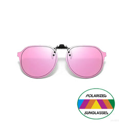 Sunglasses Women Big Size Driving Sun Glasses with Clips
