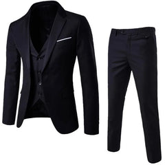 Tuxedo for Mens: 3pcs/Set Men'S Suit Blazers Pants Classic Business Gentleman Formal