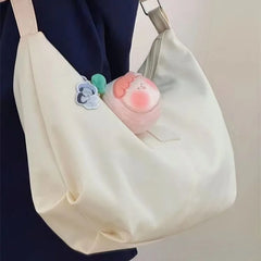 Casual Nylon Womens Shoulder Bag Korean Fashion Simple College Style Crossbody Bag
