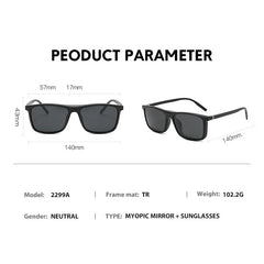 Polarized Sunglasses Magnetic Glasses Male Computer Optical