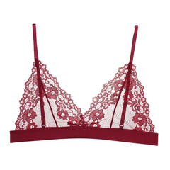 Bra For Woman Lace Thin Underwear Female Unlined Transparent Bras For Women