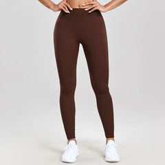 Seamless Ribbed Yoga Pants Women High Waist Butt Lifting Workout Tights