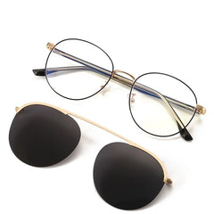 Sunglasses Polarized Clip On Sunglasses Round Optic Myopia Spectacle Eyeglass