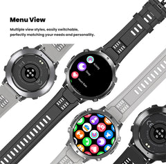 T-Rex 3 Military Grade 1000mAh Battery Smart Watch 10ATM Waterproof GPS Compass Altimeter Call AMOLED Men Swim Sports Smartwatch