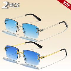 Sunglasses Men Women UV400 Small Gradient Sun Glasses For Men