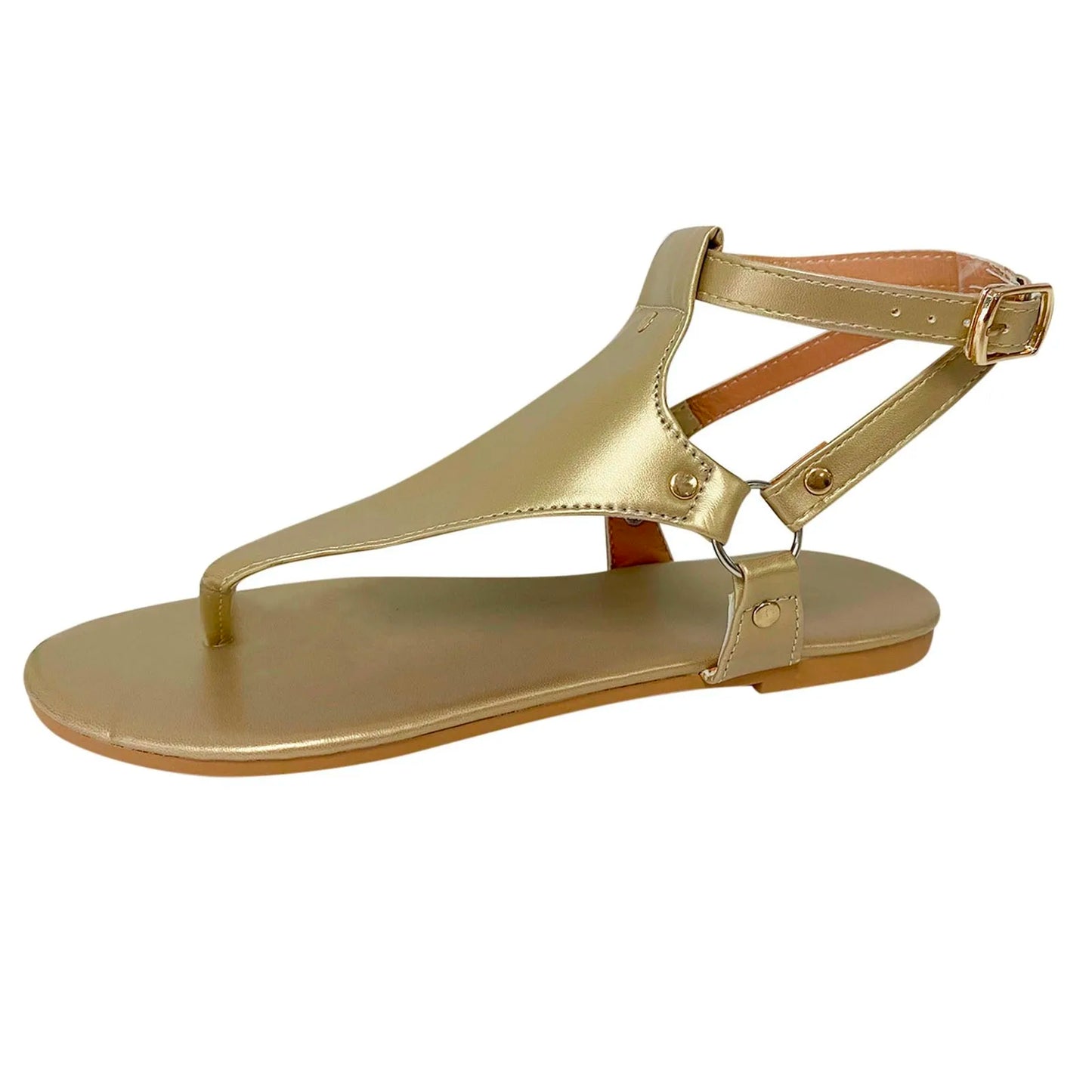 Flops Buckle Women‘S Toe Strap Sandals Ladies Flat Beach Flip Shoes Sandals