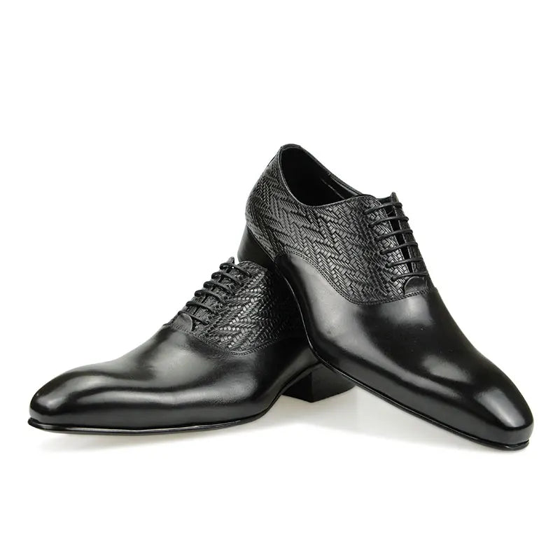 Luxury Brand Men Shoes High Grade Genuine Leahter Elegant Formal