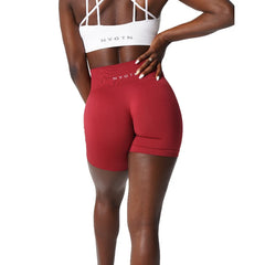 Solid Seamless Shorts Women Soft Workout Tights Fitness Outfits Yoga Pants Gym Wear