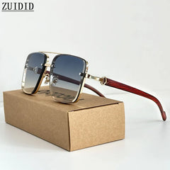Sunglasses For Men New Wooden Vintage Designer Fashion Glasses