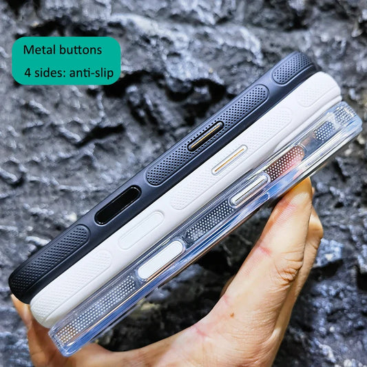 Magnetic 360 Degrees Rotating Ring Holder Case For iPhone 17 Pro Max / 17 Air