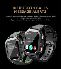 CUBOT C28 Waterproof Smart Watch Men 2.02 Inch Fitness Tracker Sport Wrist Smartwatch For Android IOS Bluetooth Call