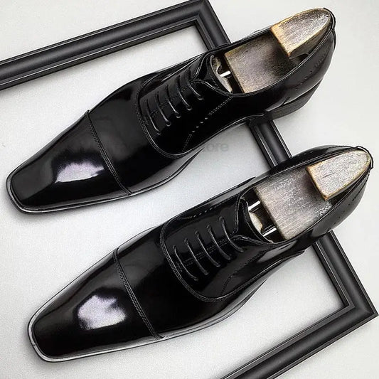 Oxford Dress Shoes For Men Business Fashion Handmade Wedding Formal