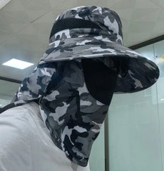 Sun Hats UV Protection Outdoor Hunting Fishing Cap for Men Women Hiking Camping