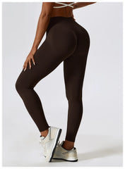 Sport Pants Tights Seamless Fitness Leggings Women Clothing High Waist Scrunch