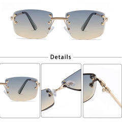 Sunglasses Men Women UV400 Small Gradient Sun Glasses For Men