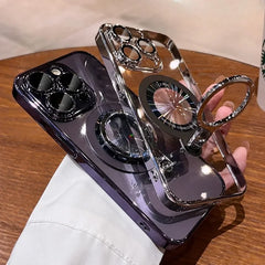 Case for iPhone 16 15 13 14 12 Pro Max iPhone 16Pro 11 Transparent Hard Acrylic PC Cover