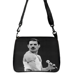 Freddie Mercury Printed bag, Lightweight Shoulder Bag, Portable Work Handbag