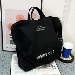 Large Capacity Handbags Women Canvas Shoulder Bag Fashion Big Tote Casual