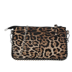 Leopard Crossbody Bags For Women Fashion Chain Mobile Phone Purse Travel