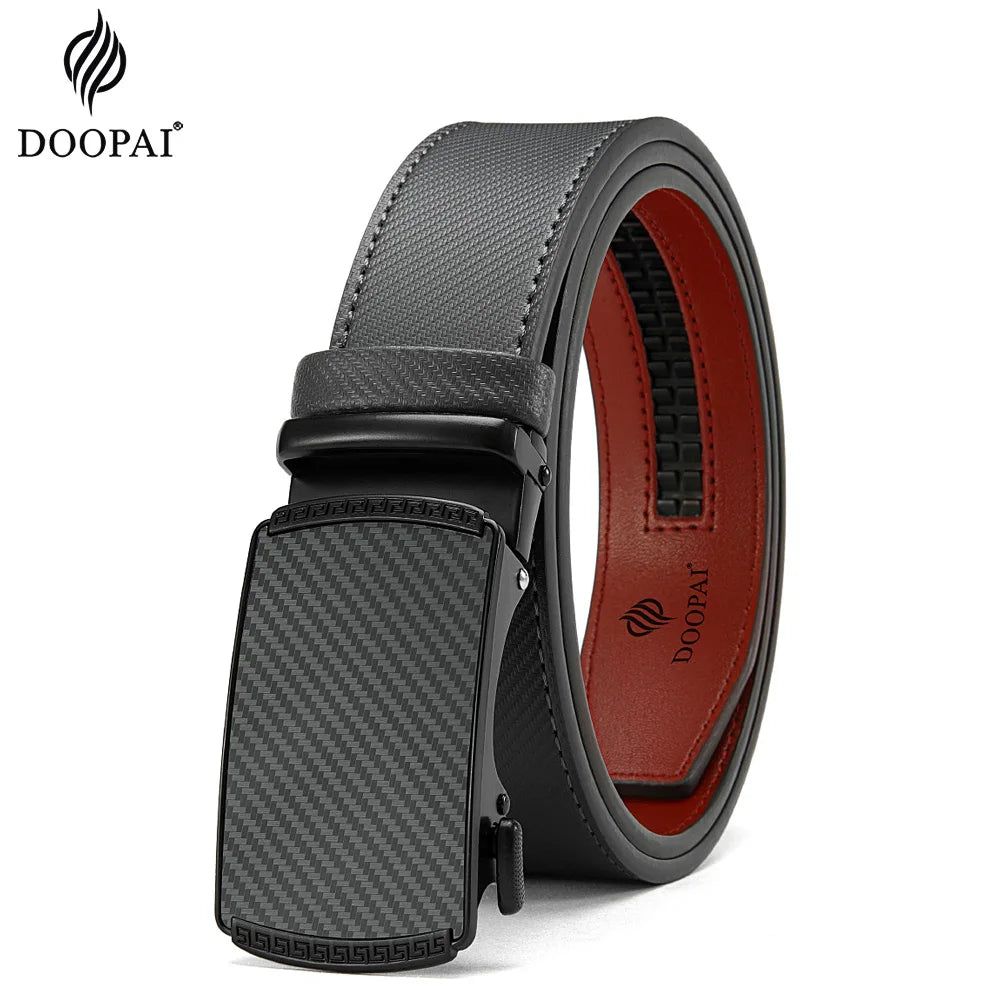 125cm Men Belts Leather Waist Strap Male Automatic Buckle Waistband Mens High Quality Girdle Belts for Women Men Gifts