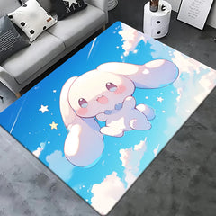 Sanrio Cinnamoroll, Pochacco HD Printed Outdoors Carpet, Living Room Decoration, Sofa
