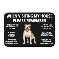 West Highland White Terrier Dog Floor Door Kitchen Bath Mat Anti-Slip Outdoor Westie