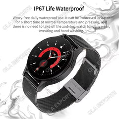 New Smart Watch 1.32 inch HD AMOLED Screen Bluetooth Call Health Monitoring Alarm Clock Fashion Watch Men Women For Android IOS