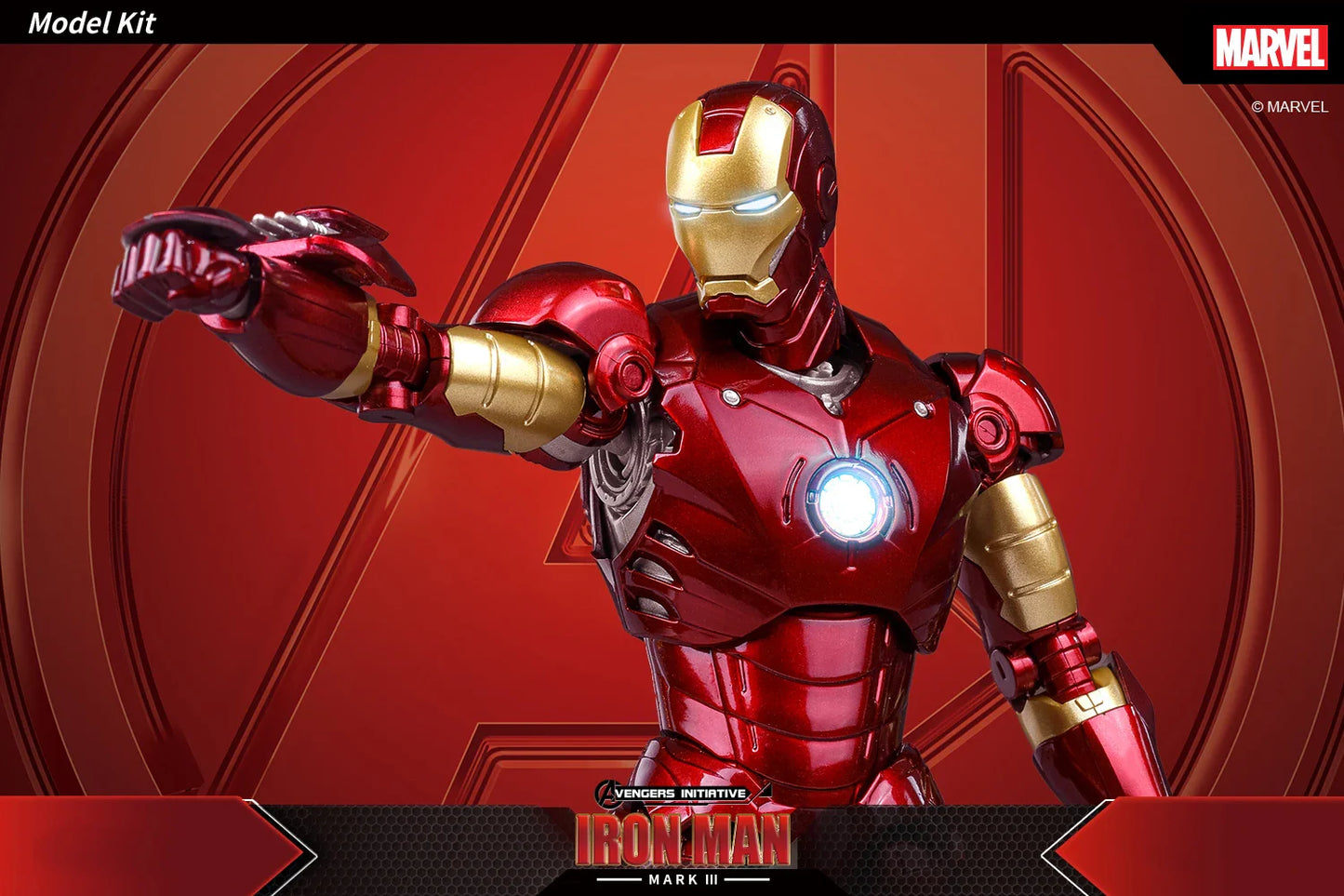 Marvel Iron Man MK3 Fondjoy Assemble Toy Iron Man Model 15cm ABS Material 1/12 Scale Action Figures Toy Birthday Gifts For Boys