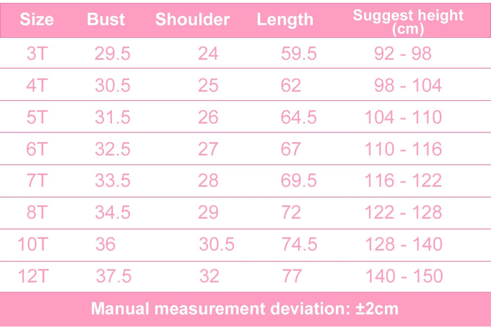 Kids Flare Sleeve Autumn Spring Dress Girls Licorne Cartoon Dress