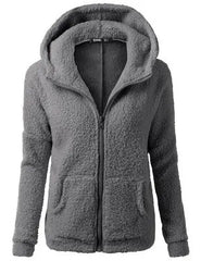 Winter Warm Jacket Women hoodie Hoodie Casual Female Hoodies Sweater Zipper Coat