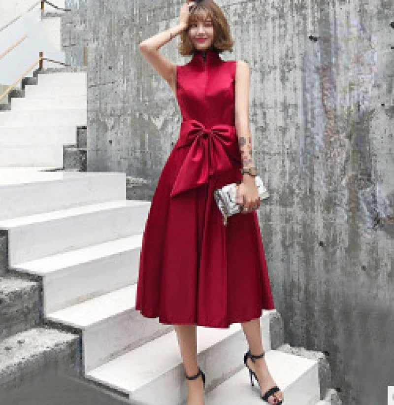 Homecoming Dresses: Prom Dresses Sleeveless Formal Vestidos Graduation Gowns