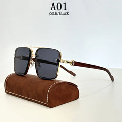 Sunglasses For Men Square Sunglasses Women Trendy Luxe Vintage Fashion