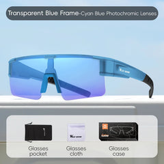 Sunglasses Men Photochromic Cycling Fit Over Myopic Glasses Driving