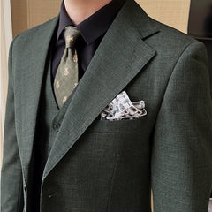 Tuxedo for Mens: Elegant Men's 3-Piece Slim Fit Suit - Luxury Formal Tuxedo for Weddings