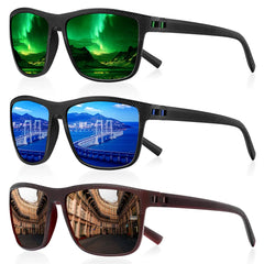Polarized Sunglasses Men Women Retro Outdoor Sports Fishing Sun Glasses