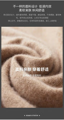 Men's One-piece ready-to-wear Hoodie 100% Merino Wool Knitted Sweatshirt Autumn