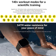 Watch 5 Global Version 2.0" 60Hz AMOLED Screen Built-in GNSS Bluetooth Call 150+ Sports Modes7Days Battery Life For Xiaomi Redmi