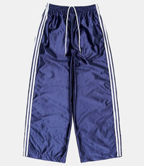 Y2k Casual Striped Sweatpants Women Korean Style Wide Leg Joggers Classic