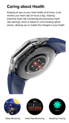 For OPPO Watch X High-End Business Watch Men 32Gb Memory Video Playback Smart Watch Sports Fitness Waterproof Bracelet 2025 New