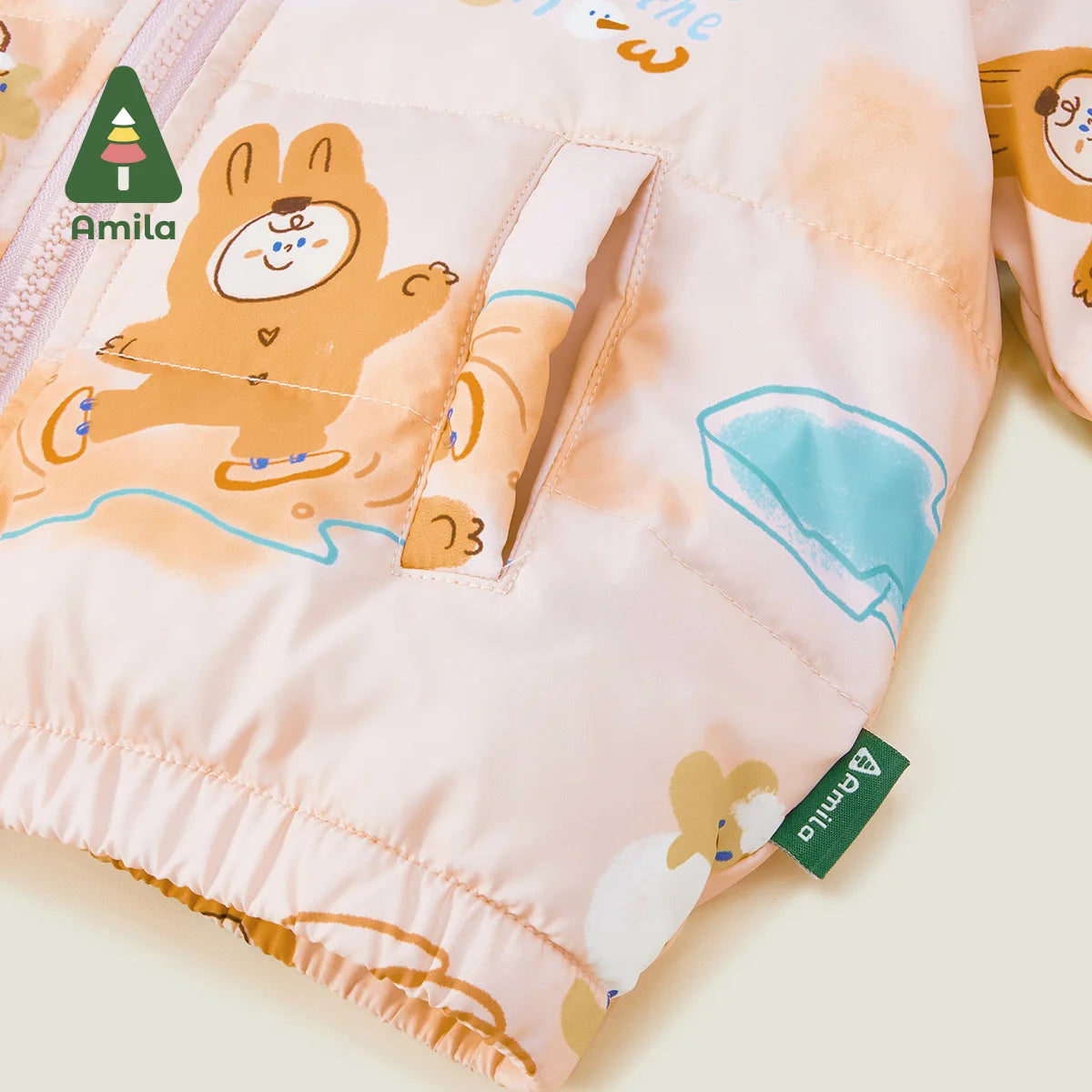 Winter Hooded Slight waterproofing antifouling Oil proof Warm Baby Clothing