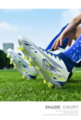 Men Sneakers Soccer Shoes Cleats Breathable Adult Kids TF/FG Football Boots